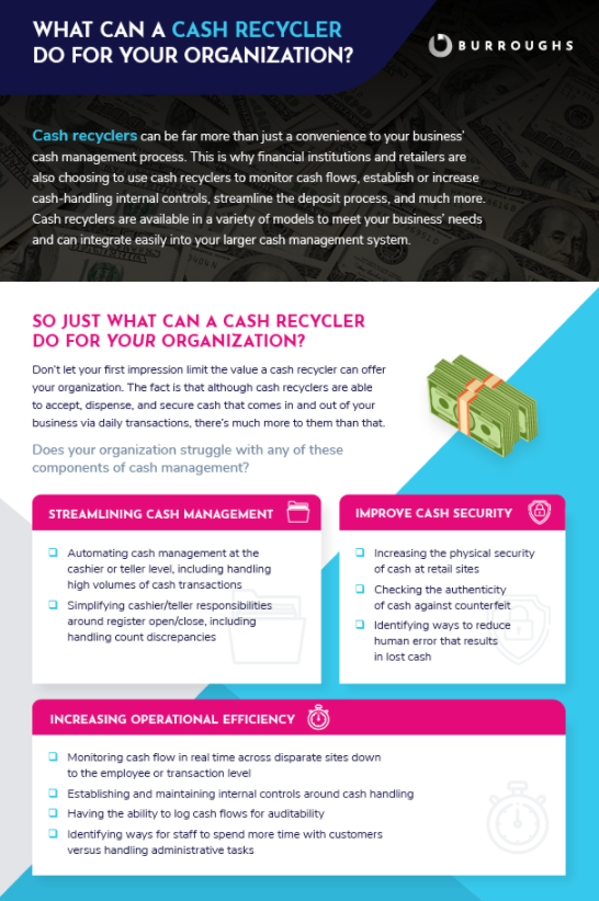 What Can a Cash Recycler Do for Your Organization? image